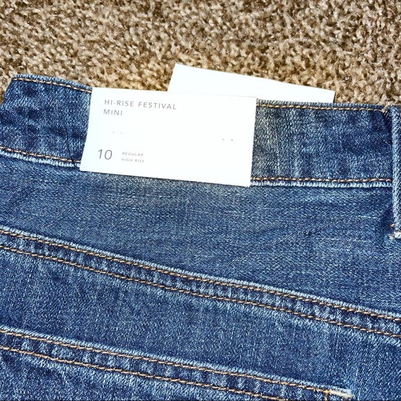 American Eagle demin mini skirt size 10 - Picture 4 of 10